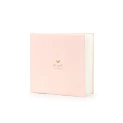 Badaboum Livre D'Or Rose Avec Petit Coeur Or