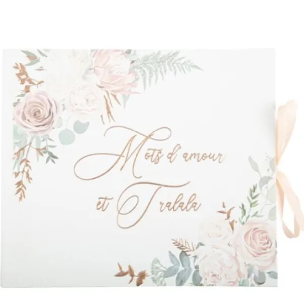 Badaboum Livre D'Or Vegetal Peony Rose Gold