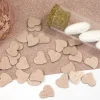 Badaboum Lot De 30 Petits Confettis Coeurs En Bois M Tallis Rose Gold