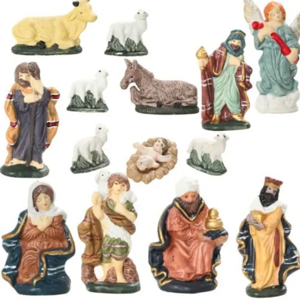 Badaboum Lot De 10 Santons En Porcefil Tricoter 10Cm Pas Cher Online