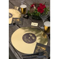 Badaboum Lot De 6 Sets De Table Musique Disque D'Or M Tallis