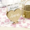 Badaboum Marque En Place Bois Coeur Amour Naturel