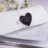 Badaboum Marque Place Ardoise Coeur Naturel Avec Corde X 8 Pi Ces