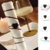 Badaboum Marque Place Bracelet Coeur En Ardoise X 6 Pi Ces