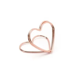 Badaboum Marque Place Clipse Coeur Rose Chrome X 10 Pi Ces