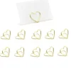 Badaboum Marque Place Clipse Coeur Or Chrome X 10 Pi Ces