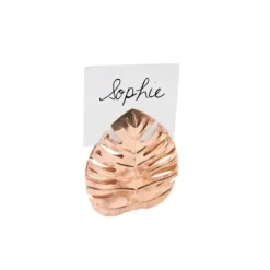 Badaboum Marque Place Clipse Feuille Rose Gold