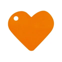 Badaboum Marque Place Coeur Orange X10