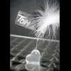 Badaboum Marque Place Coeur Transparent Avec Tige