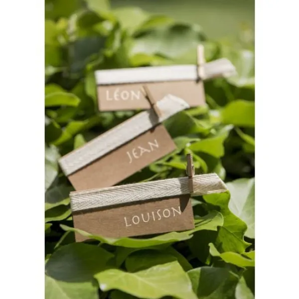Badaboum Marque Place En Carton Kraft X 10 Pi Ces