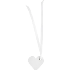 Badaboum Marque Place Etiquette Coeur Avec Ruban X 12 Pi Ces