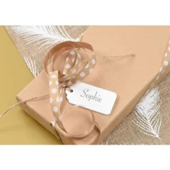 Badaboum Marque Place Etiquette En Bois Naturel X6 Pi Ces