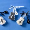 Badaboum Marque Place Guitare Blanc Avec Ruban X 12 Pi Ces