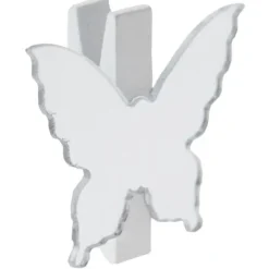 Badaboum Marque Place Miroir Papillon Sur Pince X 6 Pi Ces