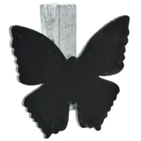 Badaboum Marque Place Papillon Ardoise X 6 Pi Ces