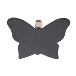 Badaboum Marque Place Papillon Ardoise X 6 Pi Ces