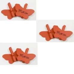 Badaboum Marque Place Papillon Ardoise X 6 Pi Ces