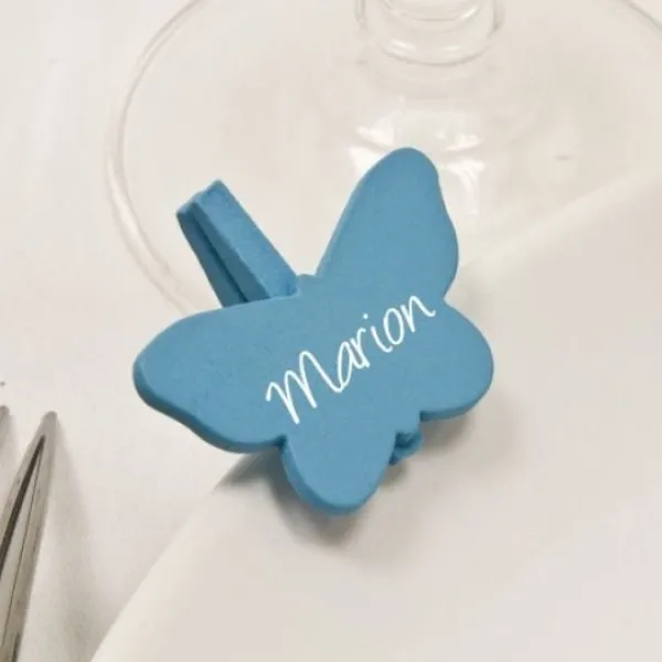 Badaboum Marque Place Papillon Ardoise X 6 Pi Ces