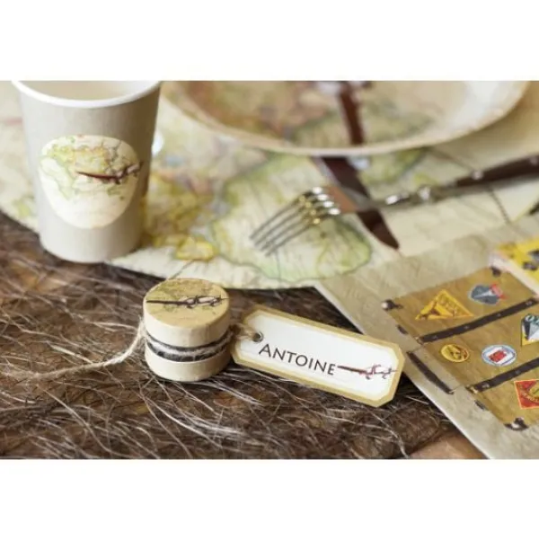 Badaboum Marque Place Voyage Avec Ruban X 12 Pi Ces