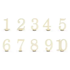 Badaboum Marque Table 10 Num Ros En Bois Pas Cher