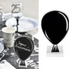 Badaboum Marque Table Ardoise Ballon Paillet Blanc