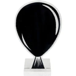 Badaboum Marque Table Ardoise Ballon Paillet Blanc