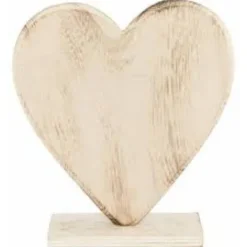 Badaboum Marque Table Coeur En Bois Naturel