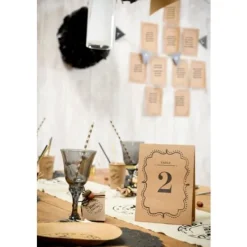 Badaboum Marque Table En Kraft 10 Num Ros
