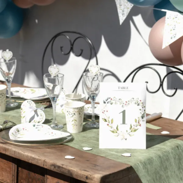 Badaboum Marque Table Mariage V G Tal 21Cm De 1 10