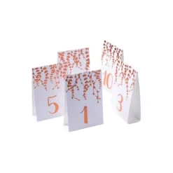 Badaboum Marque Table Vegetal Rose Gold X 10 Pi Ces