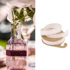 Clearance Masking Tape Dentelle Adhesive Rose Poudre Theme Dentelle