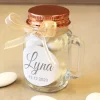 Badaboum Mason Jar Rose Rose Gold 60Ml Avec Couvercle