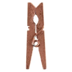Badaboum Mini Pince Linge En Bois Rose Gold Pour Deco Mariage X 24 Pi Ces