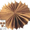 Badaboum Mini Rosace Eventail En Papier Kraft A Suspendre X 3 Pi Ces