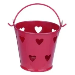 Badaboum Mini Seau M Tal Rouge + Coeurs