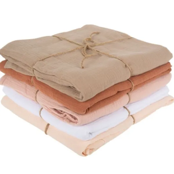 Badaboum Nappe En Gaze De Coton Naturelle Rectangulaire