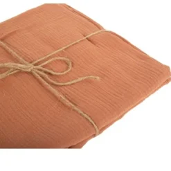 Badaboum Nappe En Gaze De Coton Terra Cotta Rectangulaire