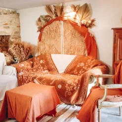 Badaboum Nappe En Gaze De Coton Terra Cotta Rectangulaire