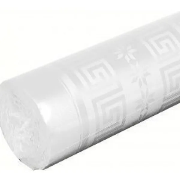 Badaboum Nappe En Papier Damass Blanc 6 M X 1.18 M Outlet