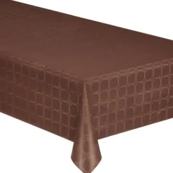 Badaboum Nappe En Papier Damass Chocolat 25 M Tres X 1.18 M New