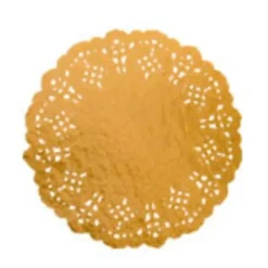 Hot Napperon Dentelle Or 11.5Cm X 10 Pi Ces Theme Dentelle