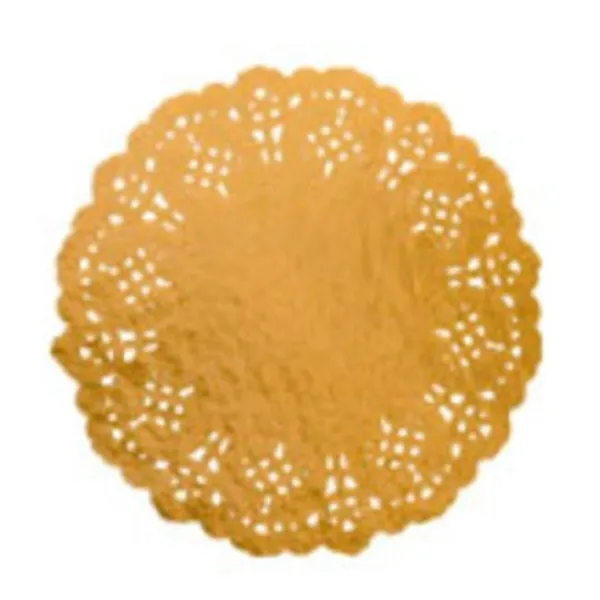 Hot Napperon Dentelle Or 11.5Cm X 10 Pi Ces Theme Dentelle