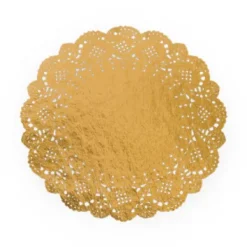Clearance Napperon En Dentelle Or 16Cm X 6 Pi Ces Theme Dentelle