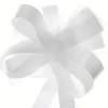 Badaboum Noeud Automatique En Tulle Blanc X 5 Pi Ces Best