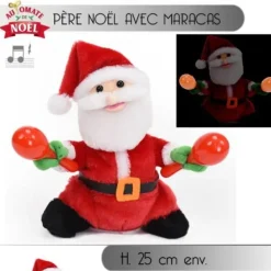 Badaboum P Re Noel Automate Avec Maracas