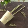 Hot Pailles En Carton Joyeux Anniversaire Vert Sauge X20 Pi Ces Theme Joyeux Anniversaire