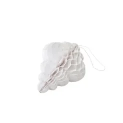 Badaboum Pampille En Papier Rouge Et Blanc Pour Sapin De Noel X 8 Online