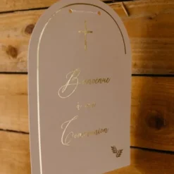 Hot Pancarte Bienvenue A Notre Communion Puret Theme Communion