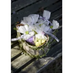 Badaboum Panier P Tales Coeur Mousse Vegetal