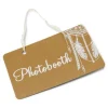 Badaboum Panneau A Suspendre Photobooth Kraft